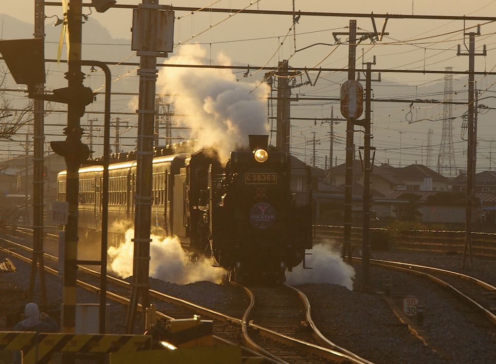 秩父鉄道 蒸気機関車 C58-363 正月特別運行記録